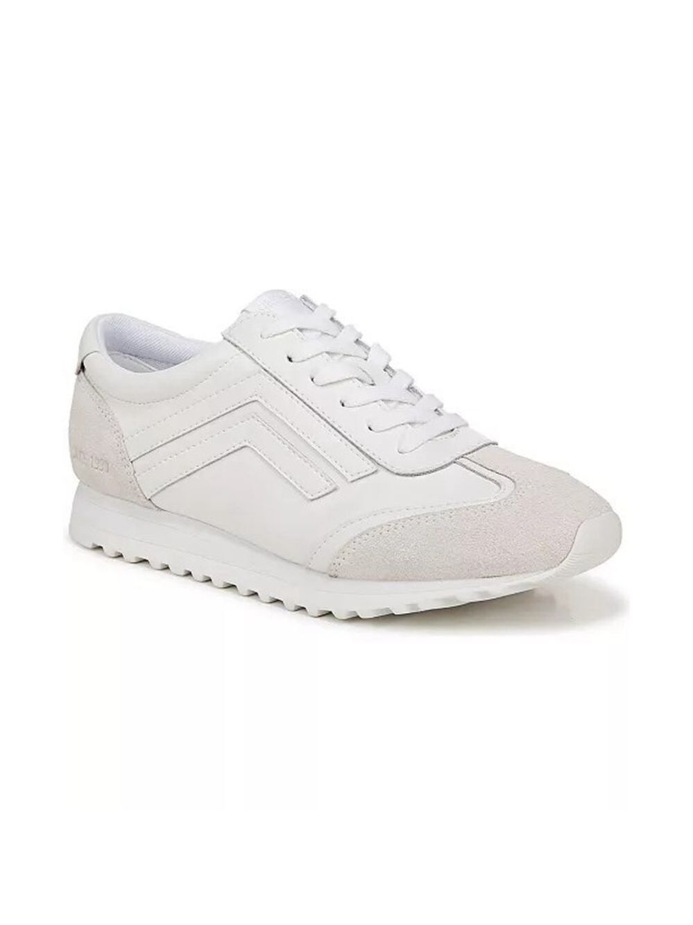 Franco Sarto Womens Matera Suede Leather Casual Sneakers SZ 9.5 M WHITE - Picture 2 of 12